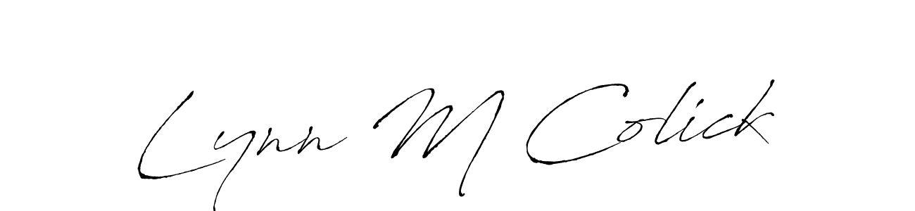 Make a beautiful signature design for name Lynn M Colick. Use this online signature maker to create a handwritten signature for free. Lynn M Colick signature style 6 images and pictures png