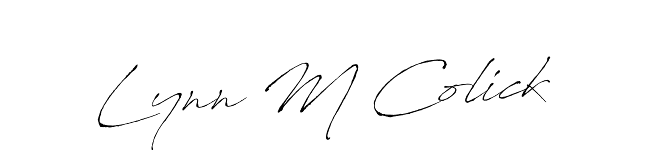 Use a signature maker to create a handwritten signature online. With this signature software, you can design (Antro_Vectra) your own signature for name Lynn M Colick. Lynn M Colick signature style 6 images and pictures png