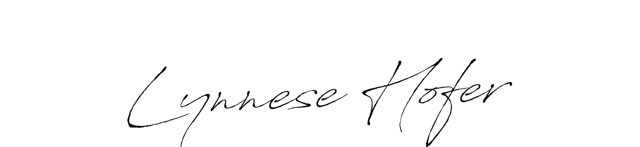 How to make Lynnese Hofer name signature. Use Antro_Vectra style for creating short signs online. This is the latest handwritten sign. Lynnese Hofer signature style 6 images and pictures png