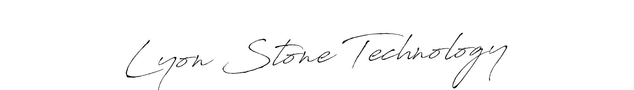 Similarly Antro_Vectra is the best handwritten signature design. Signature creator online .You can use it as an online autograph creator for name Lyon Stone Technology. Lyon Stone Technology signature style 6 images and pictures png