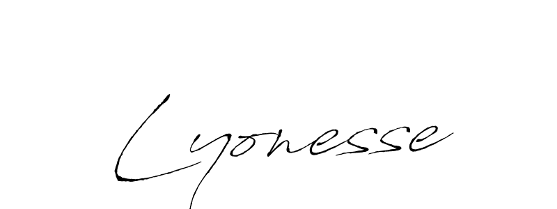How to make Lyonesse signature? Antro_Vectra is a professional autograph style. Create handwritten signature for Lyonesse name. Lyonesse signature style 6 images and pictures png