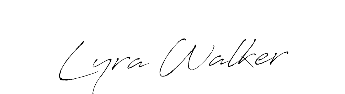 Lyra Walker stylish signature style. Best Handwritten Sign (Antro_Vectra) for my name. Handwritten Signature Collection Ideas for my name Lyra Walker. Lyra Walker signature style 6 images and pictures png