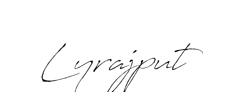 Also You can easily find your signature by using the search form. We will create Lyrajput name handwritten signature images for you free of cost using Antro_Vectra sign style. Lyrajput signature style 6 images and pictures png