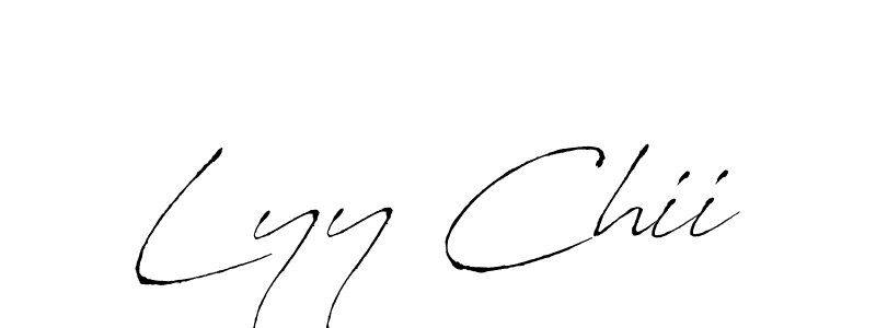You should practise on your own different ways (Antro_Vectra) to write your name (Lyy Chii) in signature. don't let someone else do it for you. Lyy Chii signature style 6 images and pictures png