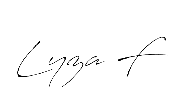 See photos of Lyza F official signature by Spectra . Check more albums & portfolios. Read reviews & check more about Antro_Vectra font. Lyza F signature style 6 images and pictures png