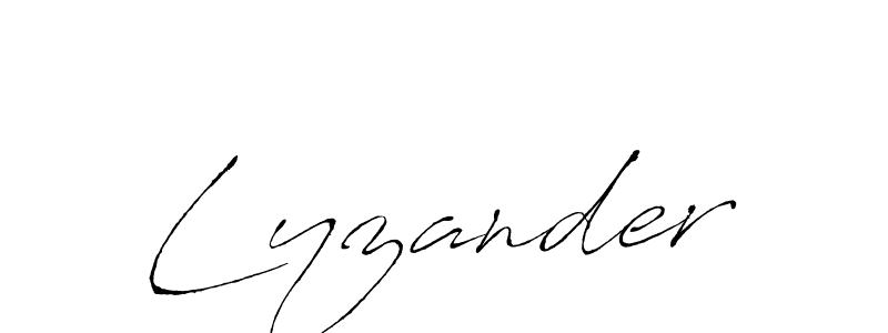 Antro_Vectra is a professional signature style that is perfect for those who want to add a touch of class to their signature. It is also a great choice for those who want to make their signature more unique. Get Lyzander name to fancy signature for free. Lyzander signature style 6 images and pictures png