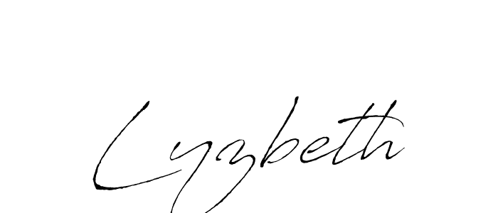 You should practise on your own different ways (Antro_Vectra) to write your name (Lyzbeth) in signature. don't let someone else do it for you. Lyzbeth signature style 6 images and pictures png