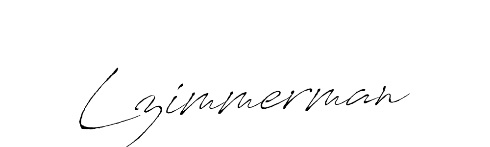 Create a beautiful signature design for name Lzimmerman. With this signature (Antro_Vectra) fonts, you can make a handwritten signature for free. Lzimmerman signature style 6 images and pictures png