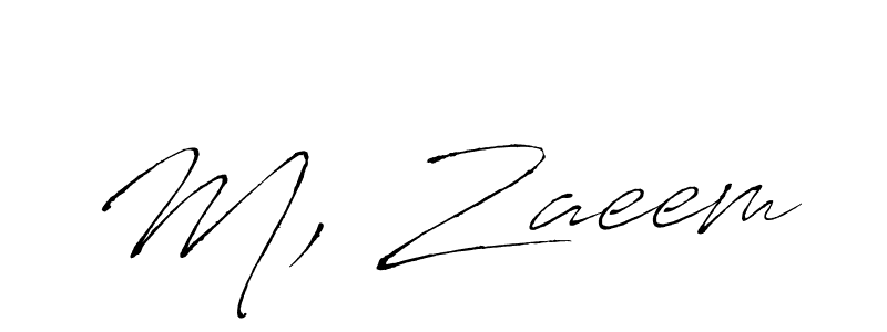 Similarly Antro_Vectra is the best handwritten signature design. Signature creator online .You can use it as an online autograph creator for name M, Zaeem. M, Zaeem signature style 6 images and pictures png