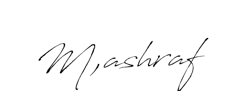 if you are searching for the best signature style for your name M,ashraf. so please give up your signature search. here we have designed multiple signature styles  using Antro_Vectra. M,ashraf signature style 6 images and pictures png