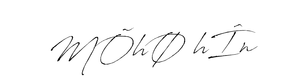 Create a beautiful signature design for name MÕhØŚhÎn. With this signature (Antro_Vectra) fonts, you can make a handwritten signature for free. MÕhØŚhÎn signature style 6 images and pictures png