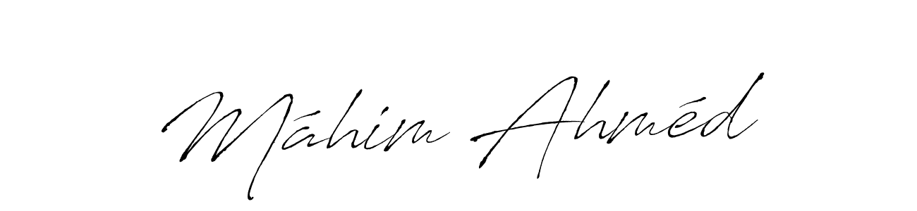 It looks lik you need a new signature style for name Máhim Ahméd. Design unique handwritten (Antro_Vectra) signature with our free signature maker in just a few clicks. Máhim Ahméd signature style 6 images and pictures png