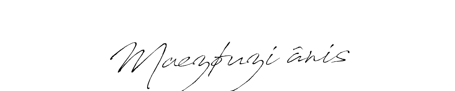 How to make Mæzøuzi ânis signature? Antro_Vectra is a professional autograph style. Create handwritten signature for Mæzøuzi ânis name. Mæzøuzi ânis signature style 6 images and pictures png