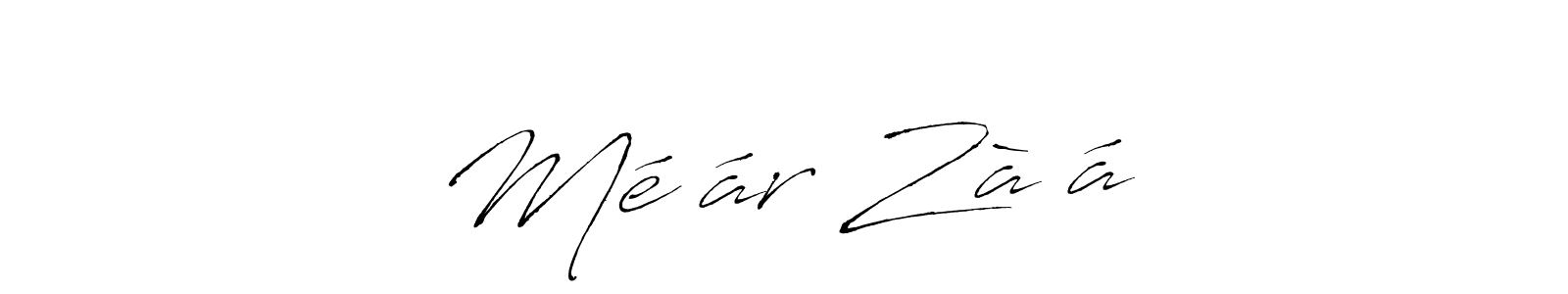 The best way (Antro_Vectra) to make a short signature is to pick only two or three words in your name. The name Méحár Zàدá include a total of six letters. For converting this name. Méحár Zàدá signature style 6 images and pictures png