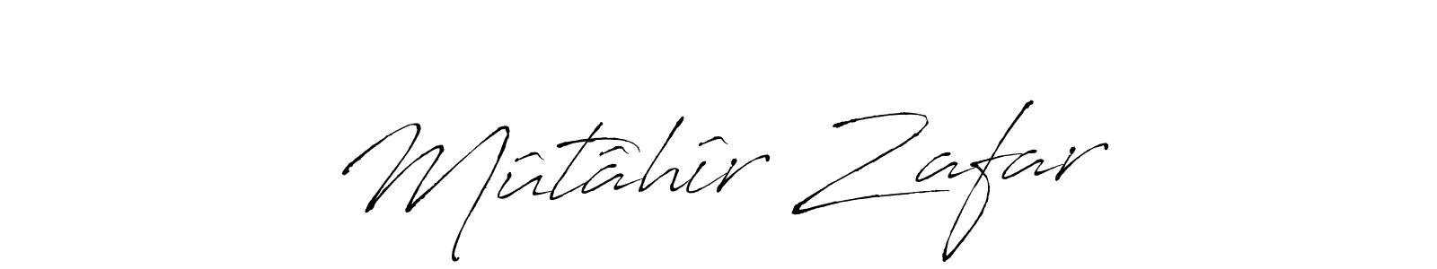 if you are searching for the best signature style for your name Mûtâhîr Zafar. so please give up your signature search. here we have designed multiple signature styles  using Antro_Vectra. Mûtâhîr Zafar signature style 6 images and pictures png