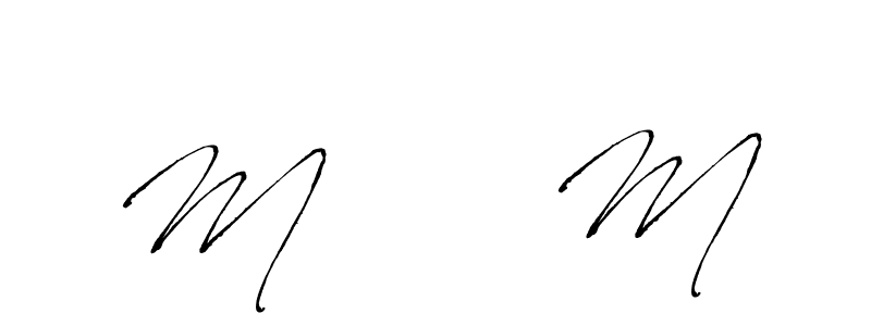 How to Draw M      M signature style? Antro_Vectra is a latest design signature styles for name M      M. M      M signature style 6 images and pictures png