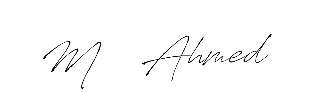 Once you've used our free online signature maker to create your best signature Antro_Vectra style, it's time to enjoy all of the benefits that M    Ahmed name signing documents. M    Ahmed signature style 6 images and pictures png