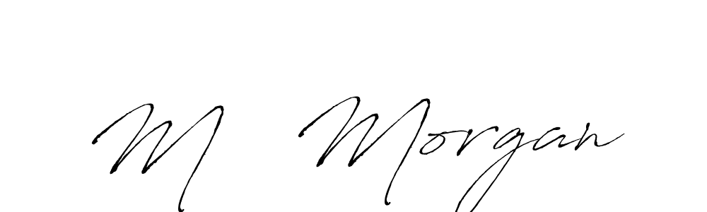 Antro_Vectra is a professional signature style that is perfect for those who want to add a touch of class to their signature. It is also a great choice for those who want to make their signature more unique. Get M   Morgan name to fancy signature for free. M   Morgan signature style 6 images and pictures png