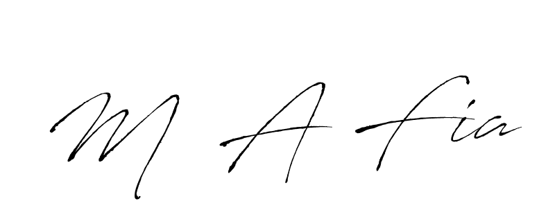 M  A Fia stylish signature style. Best Handwritten Sign (Antro_Vectra) for my name. Handwritten Signature Collection Ideas for my name M  A Fia. M  A Fia signature style 6 images and pictures png