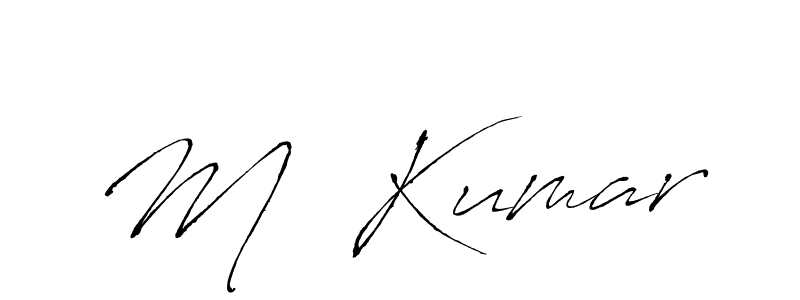 Similarly Antro_Vectra is the best handwritten signature design. Signature creator online .You can use it as an online autograph creator for name M  Kumar. M  Kumar signature style 6 images and pictures png