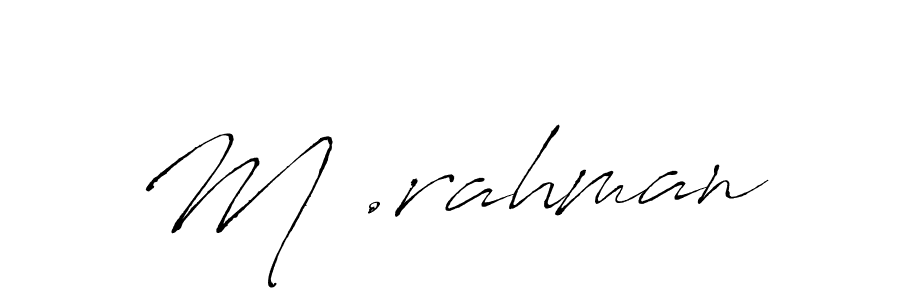 Similarly Antro_Vectra is the best handwritten signature design. Signature creator online .You can use it as an online autograph creator for name M .rahman. M .rahman signature style 6 images and pictures png