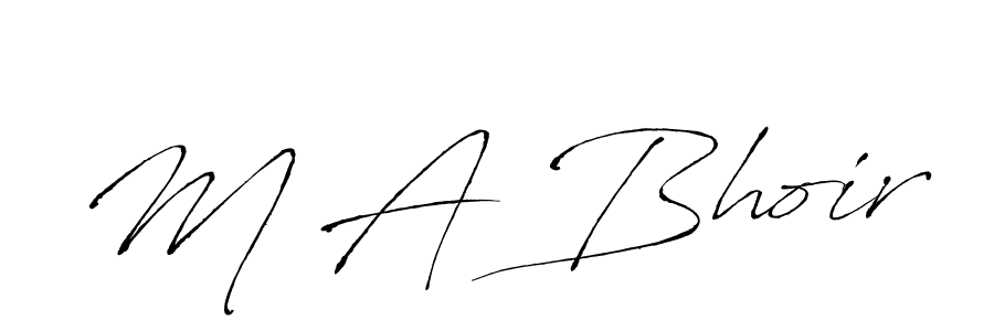 Here are the top 10 professional signature styles for the name M A Bhoir. These are the best autograph styles you can use for your name. M A Bhoir signature style 6 images and pictures png