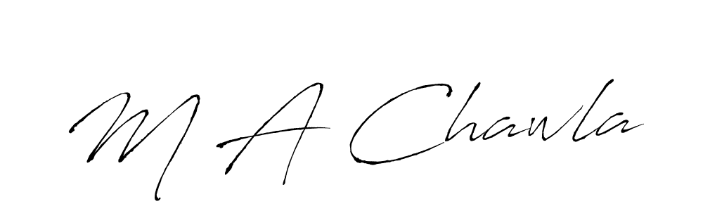 Here are the top 10 professional signature styles for the name M A Chawla. These are the best autograph styles you can use for your name. M A Chawla signature style 6 images and pictures png