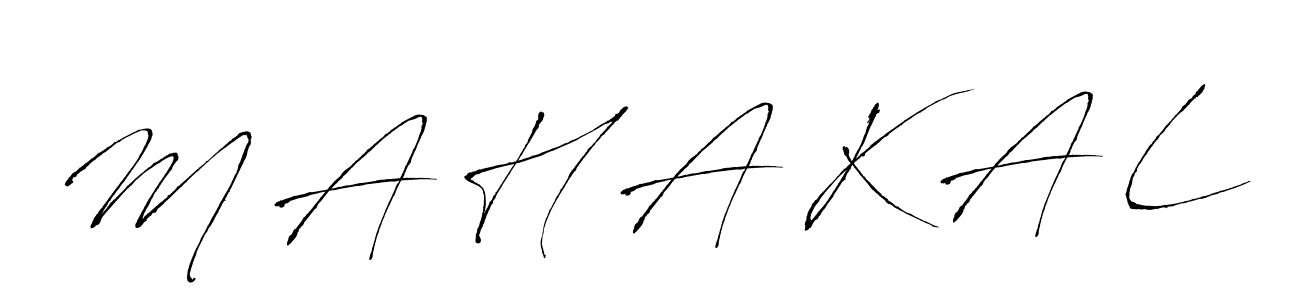 Also we have M A H A K A L name is the best signature style. Create professional handwritten signature collection using Antro_Vectra autograph style. M A H A K A L signature style 6 images and pictures png