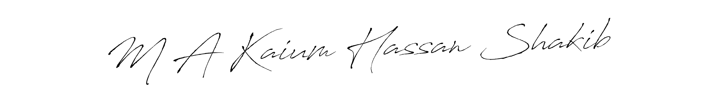 How to Draw M A Kaium Hassan Shakib signature style? Antro_Vectra is a latest design signature styles for name M A Kaium Hassan Shakib. M A Kaium Hassan Shakib signature style 6 images and pictures png