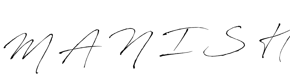 Also You can easily find your signature by using the search form. We will create M A N I S H name handwritten signature images for you free of cost using Antro_Vectra sign style. M A N I S H signature style 6 images and pictures png