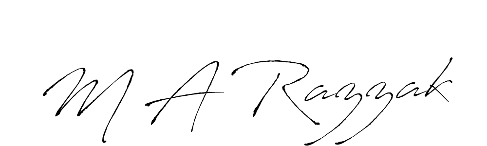 Here are the top 10 professional signature styles for the name M A Razzak. These are the best autograph styles you can use for your name. M A Razzak signature style 6 images and pictures png
