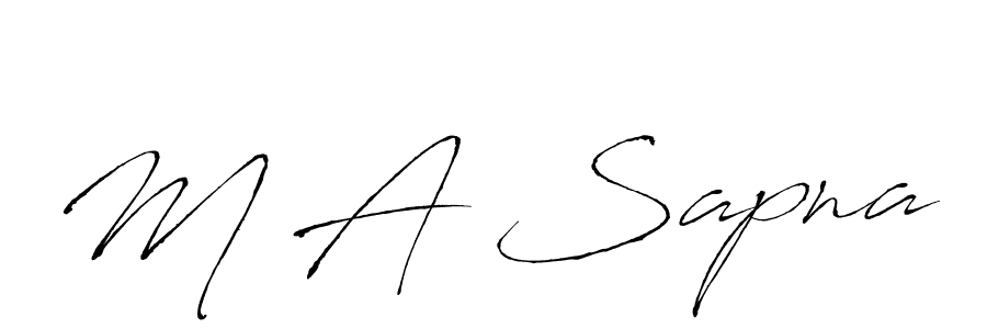 How to Draw M A Sapna signature style? Antro_Vectra is a latest design signature styles for name M A Sapna. M A Sapna signature style 6 images and pictures png