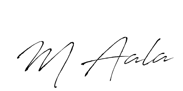 if you are searching for the best signature style for your name M Aala. so please give up your signature search. here we have designed multiple signature styles  using Antro_Vectra. M Aala signature style 6 images and pictures png