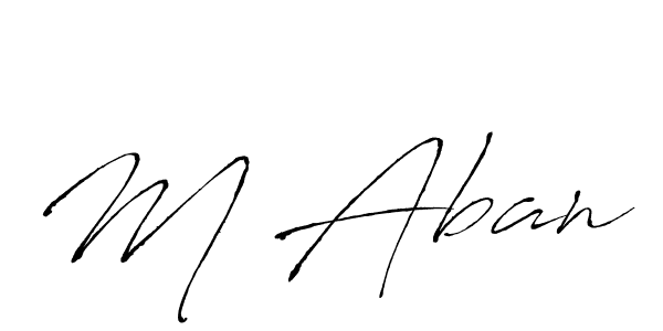 You can use this online signature creator to create a handwritten signature for the name M Aban. This is the best online autograph maker. M Aban signature style 6 images and pictures png