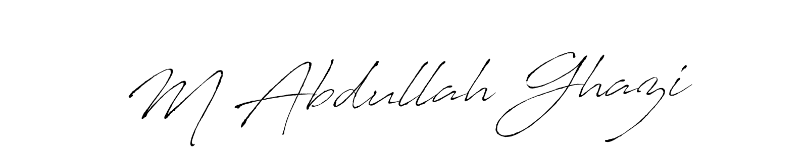 Make a short M Abdullah Ghazi signature style. Manage your documents anywhere anytime using Antro_Vectra. Create and add eSignatures, submit forms, share and send files easily. M Abdullah Ghazi signature style 6 images and pictures png