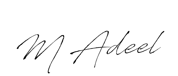 It looks lik you need a new signature style for name M Adeel. Design unique handwritten (Antro_Vectra) signature with our free signature maker in just a few clicks. M Adeel signature style 6 images and pictures png