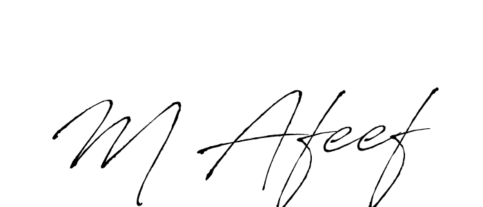 Make a beautiful signature design for name M Afeef. Use this online signature maker to create a handwritten signature for free. M Afeef signature style 6 images and pictures png