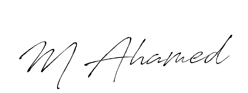 How to Draw M Ahamed signature style? Antro_Vectra is a latest design signature styles for name M Ahamed. M Ahamed signature style 6 images and pictures png