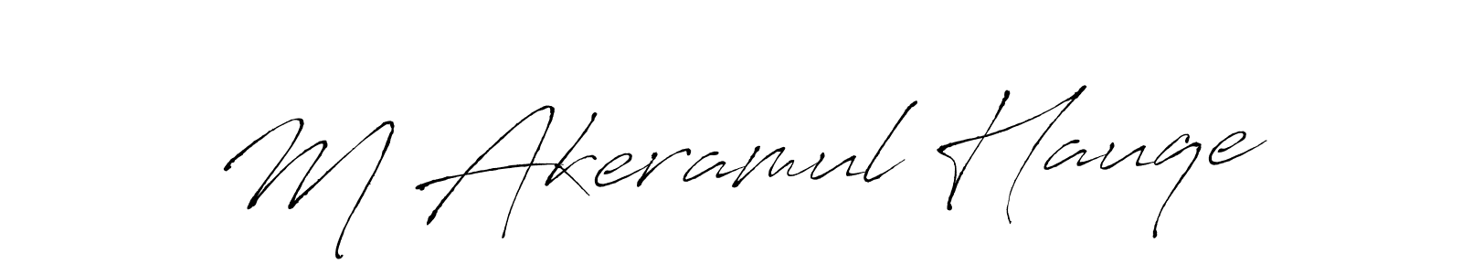 Use a signature maker to create a handwritten signature online. With this signature software, you can design (Antro_Vectra) your own signature for name M Akeramul Hauqe. M Akeramul Hauqe signature style 6 images and pictures png