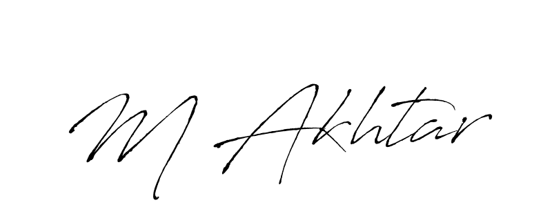 Make a beautiful signature design for name M Akhtar. Use this online signature maker to create a handwritten signature for free. M Akhtar signature style 6 images and pictures png