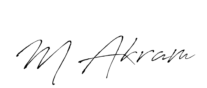 It looks lik you need a new signature style for name M Akram. Design unique handwritten (Antro_Vectra) signature with our free signature maker in just a few clicks. M Akram signature style 6 images and pictures png