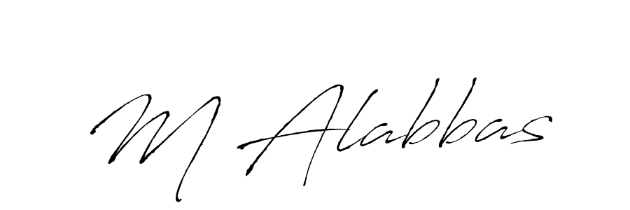 Make a beautiful signature design for name M Alabbas. Use this online signature maker to create a handwritten signature for free. M Alabbas signature style 6 images and pictures png