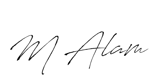 You can use this online signature creator to create a handwritten signature for the name M Alam. This is the best online autograph maker. M Alam signature style 6 images and pictures png