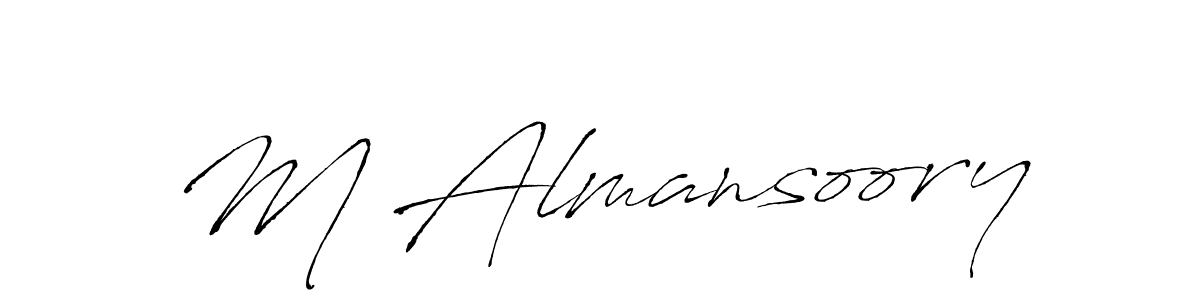 Here are the top 10 professional signature styles for the name M Almansoory. These are the best autograph styles you can use for your name. M Almansoory signature style 6 images and pictures png