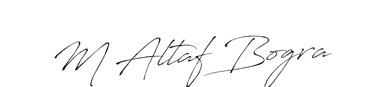 Also we have M Altaf Bogra name is the best signature style. Create professional handwritten signature collection using Antro_Vectra autograph style. M Altaf Bogra signature style 6 images and pictures png