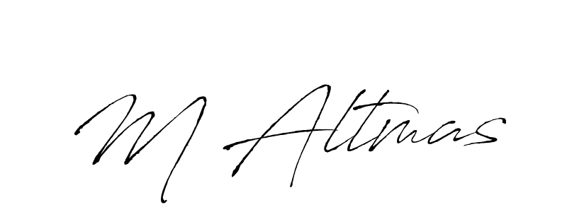 Once you've used our free online signature maker to create your best signature Antro_Vectra style, it's time to enjoy all of the benefits that M Altmas name signing documents. M Altmas signature style 6 images and pictures png