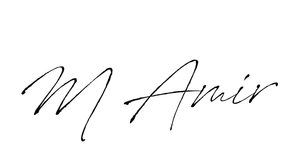 This is the best signature style for the M Amir name. Also you like these signature font (Antro_Vectra). Mix name signature. M Amir signature style 6 images and pictures png