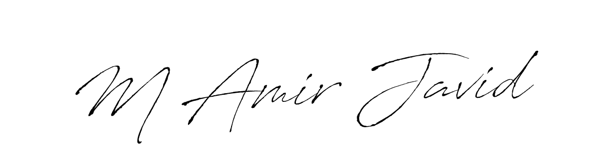 You can use this online signature creator to create a handwritten signature for the name M Amir Javid. This is the best online autograph maker. M Amir Javid signature style 6 images and pictures png