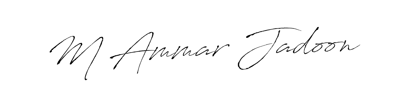 Make a beautiful signature design for name M Ammar Jadoon. Use this online signature maker to create a handwritten signature for free. M Ammar Jadoon signature style 6 images and pictures png