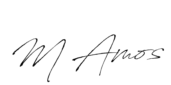You should practise on your own different ways (Antro_Vectra) to write your name (M Amos) in signature. don't let someone else do it for you. M Amos signature style 6 images and pictures png